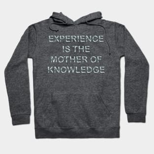 Experience is the mother of knowledge Hoodie